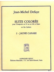 黄色いカナリア (ジャン＝ミシェル・ドフェイ)（トランペット+ピアノ）【Jaune Canari From Suite coloree No.2】