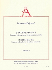 インディペンデンス・Vol.6（フランソワ・デュパン）（ビブラフォン）【L'Independance Vol.6】
