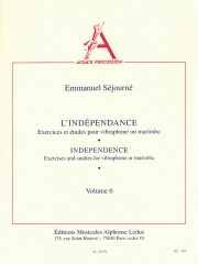インディペンデンス・Vol.6（フランソワ・デュパン）（ビブラフォン）【L'Independance Vol.6】