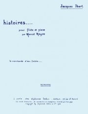 水売り女「物語」より （ジャック・イベール）（フルート+ピアノ）【La Marchande d'Eau fraîche No.9 from 'Histoires'】