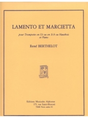 Lamento et Marcietta（ルネ・ベルテロ） (オーボエ+ピアノ）