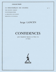 コンフィデンス（セルジュ・ランセン）（ソプラノサックス+ピアノ）【Confidences】
