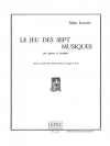 7つの音楽ゲーム（アラン・ルーヴィエ）（サックス四重奏）【Le Jeu des Sept Musiques】