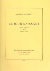 誕生日 （ジャン＝ルイ・マンサール）（フルート+ピアノ）【Le Jour Naissant】