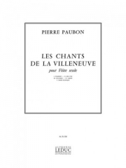 ヴィルヌーヴの歌（ピエール・ポーボン） (フルート）【Les Chants de la Villeneuve】