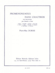 オーボエで散歩（ピエール・マックス・デュボワ） (オーボエ+ピアノ）【Promenons-nous Dans l'Hautbois】