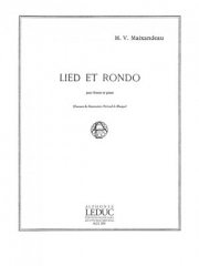 リートとロンド（Marie-Véra Maixandeau）（バスーン+ピアノ）【Lied Et Rondo】