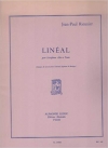 リニアル（Jean-Paul Rieunier）（アルトサックス+ピアノ）【Lineal】