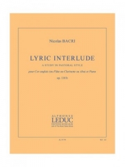 叙情の間奏曲（ニコラ・バクリ）（イングリッシュホルン+ピアノ）【Lyric Interlude】