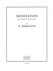 瞑想 (マルセル・ミアロヴィチ)（トランペット+ピアノ）【Meditation】