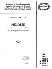 メロディー（アルマンド・ギドーニ） (テナーサックス+ピアノ）【Melodie】