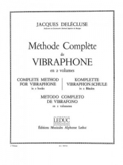 ビブラフォン教則本・Vol.1（ジャックス・ドレクリューズ）（ビブラフォン）【Methode complete pour Vibraphone Vol.1】