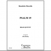 Psalm 19 (ベネデット・マルチェッロ) (金管五重奏)【Psalm 19】