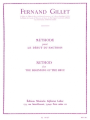 初級オーボエ奏者のための教則本（フェルディナント・ジレ） (オーボエ）【Method for the Beginning of the Oboe】