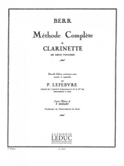 クラリネット教則本・Vol.1 (フリードリヒ・ベール)（クラリネット）【Methode Vol.1】