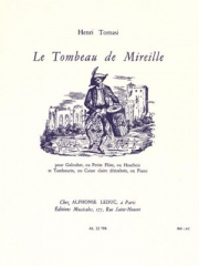 ミレイユの墓（アンリ・トマジ） (ピッコロ+打楽器）【Le Tombeau de Mireille】