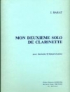 Mon Deuxieme Solo De Clarinette（ジョセフ・エドゥアール・バラ） (クラリネット+ピアノ）
