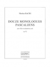 モノローグ・パスカル（ジュアン・アラン） (オーボエ）【Monologues Pascaliens 12 Op 92】