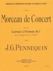 演奏会用小品（ジャン・グスタフ・ペヌカン） (トランペット+ピアノ）【Morceau de Concert】