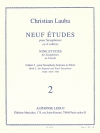 9つの練習曲・Vol.2（クリスチャン・ローバ） (ソプラノサックス）【Neuf Etudes・Vol.2】