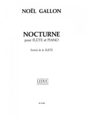 ノクターン（ノエル・ギャロン）  (フルート+ピアノ）【Nocturne No.3 from 'Suite'】