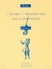 17世紀と18世紀のオリジナル作品（ルイ・フルーリー） (フルート+ピアノ）【Original Works Of The 17th And 18th Centuries】