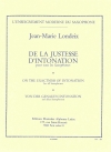 正確なイントネーションの練習（ジャン＝マリー・ロンデックス）（アルトサックス）【De La Justesse De L'Intonation】