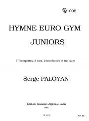 アンセム・ユーロ・ジム・ジュニア (セルゲ・パロヤン)（金管七重奏+ティンパニ）【Hymne Euro Gym Juniors】