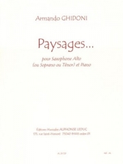 風景（アルマンド・ギドーニ） (ソプラノサックス+ピアノ）【Paysages】