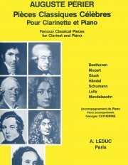 クラシック作品集 (クラリネット+ピアノ）【Pieces Classiques Celebres】
