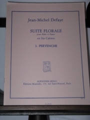 パーベンチェ（ジャン＝ミシェル・ドフェイ） (フルート+ピアノ）【Suite florale No.3: Pervenche】
