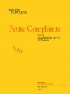 小哀歌（Philippe Portejoie） (アルトサックス+ピアノ）【Petite Complainte】