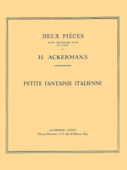 小イタリアン・ファンタジー（H.de Ackermans） (アルトサックス+ピアノ）【Petite Fantaisie Italienne】