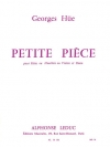 小さな小品・ト長調 (ジョルジュ・ユー) (オーボエ+ピアノ）【Petite Pièce In G Major】