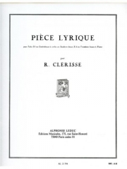 抒情的小品（ロベール・クレリス）（バストロンボーン+ピアノ）【Pièce Lyrique】