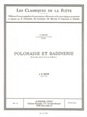 ポロネーズとバディネリ（バッハ） (フルート+ピアノ）【Polonaise Et Badinerie from the Suite in B minor】