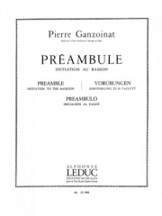 プリアンブル（Pierre Ganzoinat） (バスーン）【Preambule】