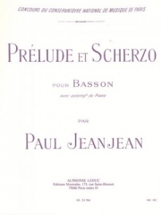 プレリュードとスケルツォ（ポール・ジャンジャン） (バスーン+ピアノ）【Prelude Et Scherzo】