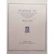 パズル・4 （Michel Cals）（打楽器四重奏）【Puzzle IV】