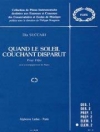 Quand le Soleil couchant disparut（ディア・スッカリ） (フルート+ピアノ）