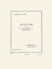 四重奏曲（ピエール・マックス・デュボワ） (サックス四重奏)【Quartet】