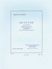 四重奏曲  (ピエール・マックス・デュボワ）(トロンボーン四重奏)【Quatuor】