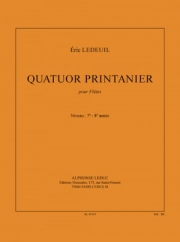 Quator Printanier（エリック・ルドゥイユ）  (フルート四重奏)