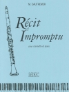 物語と即興曲（マルセル・ドートゥルメール） (クラリネット+ピアノ）【Recit Et Impromptu】
