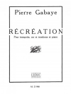 レクリエーション（ピエール・ガベーユ）（金管三重奏+ピアノ）【Recreation】