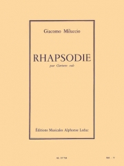 ラプソディ（ジャコモ・ミルッチョ） (クラリネット）【Rhapsodie】