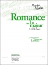 ロマンス・イ長調（レイナルド・アーン） (フルート+ピアノ）【Romance En La Majeur】