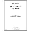 セント・マシュー・ファンファーレ (ロイス・アレキサンダー) (金管四重奏)【St. Matthew Fanfare】