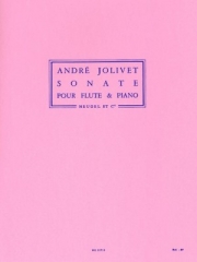 ソナタ（アンドレ・ジョリヴェ） (フルート+ピアノ）【Sonata For Flute And Piano】