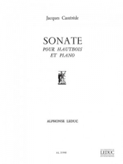 ソナタ （ジャック・カステレード） (オーボエ+ピアノ）【Sonate】